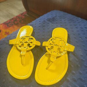 Tory Burch Miller Sandal Size 5.5 Yellow